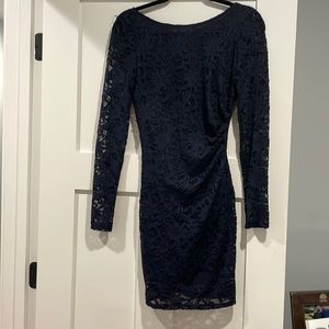 Jump Apparel Navy Lace Dress